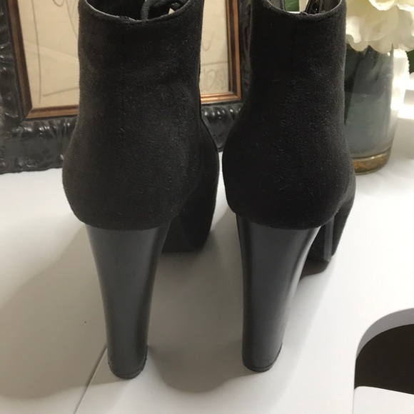 Black Ankle Booties - Picture 2 of 4